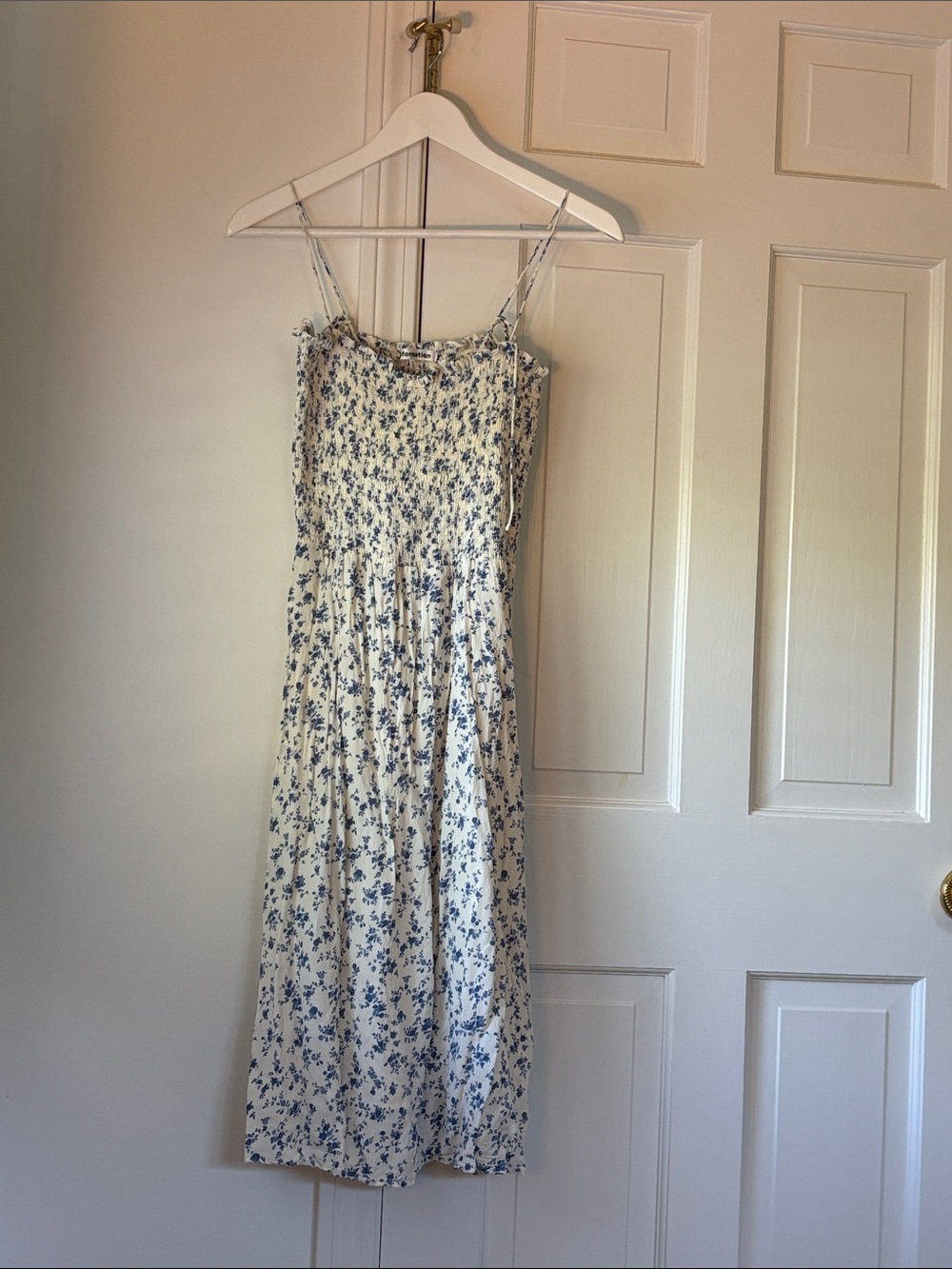 Reformation sable midi dress